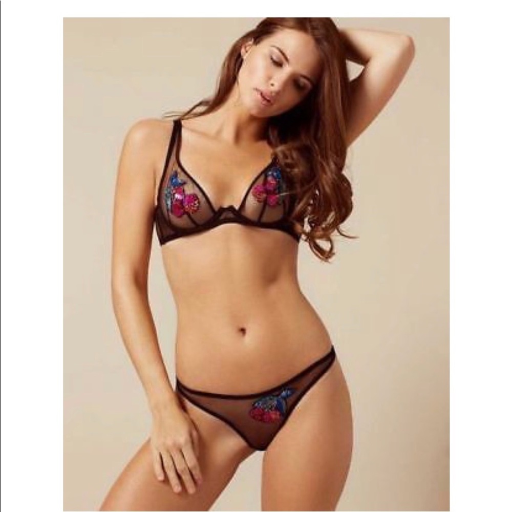 Agent Provocateur Black Cherry Bra